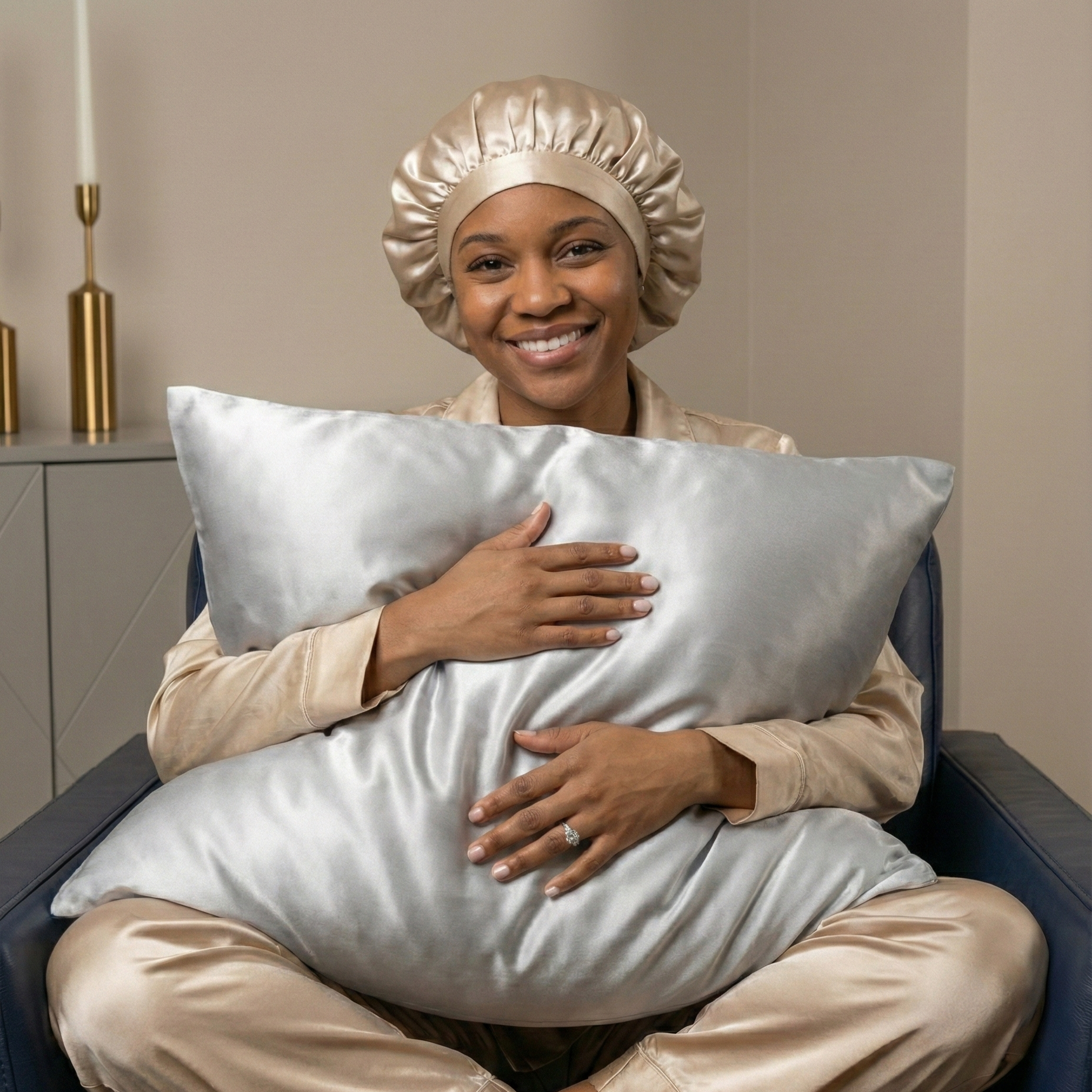 Taie d'Oreiller en Soie de Murier - Soin Peau & Cheveux